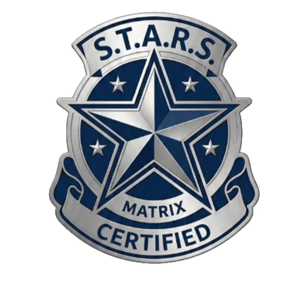 S.T.A.R.S. Matrix Certified Silver Logo